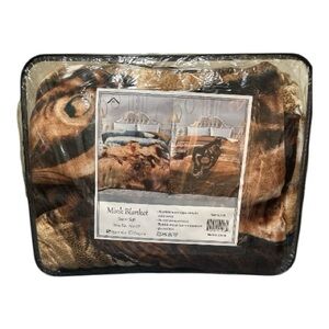 Animal Print Mink Blanket